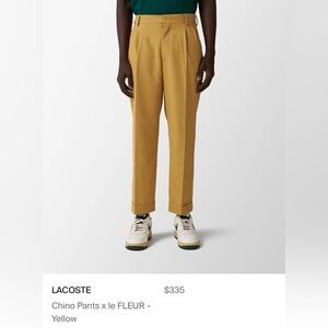 Lacoste x Golf le Fleur Tyler the Creator Tan Chino Pants